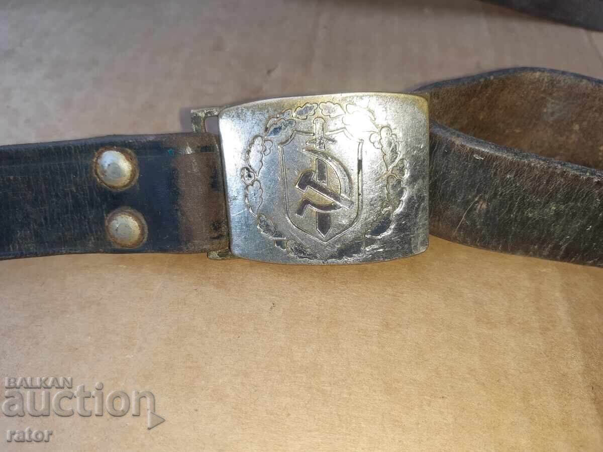 Стар милиционерски  колан , Народна милиция , НРБ , униформа с цена 29.99 лв. | € 15.33