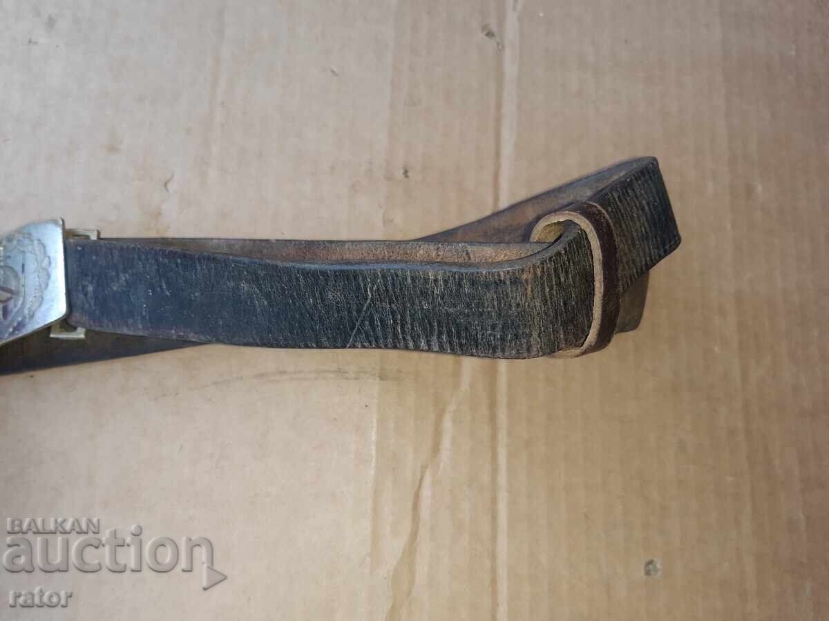 Доставка на Стар милиционерски  колан , Народна милиция , НРБ , униформа