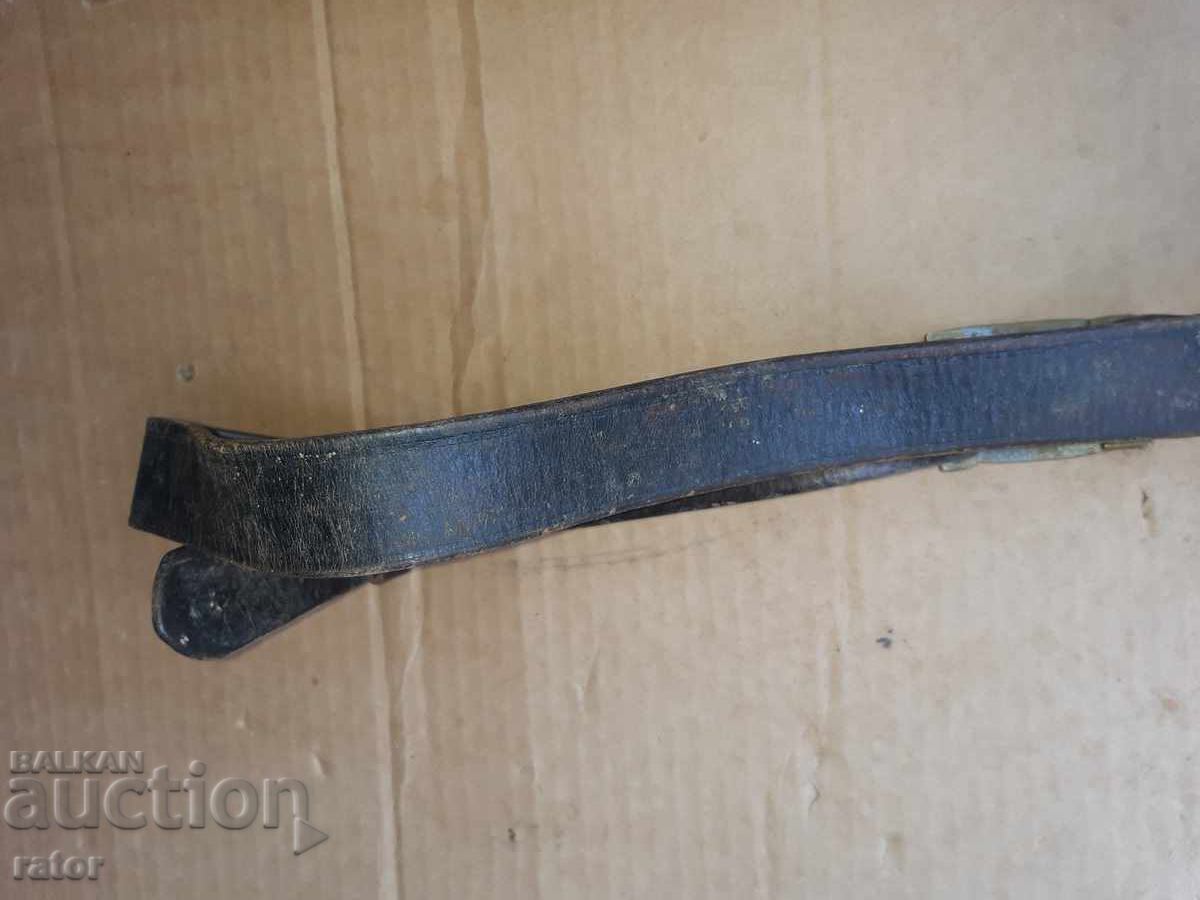 Стар милиционерски  колан , Народна милиция , НРБ , униформа - 5