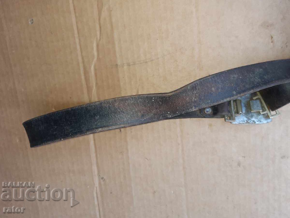 Стар милиционерски  колан , Народна милиция , НРБ , униформа - 6