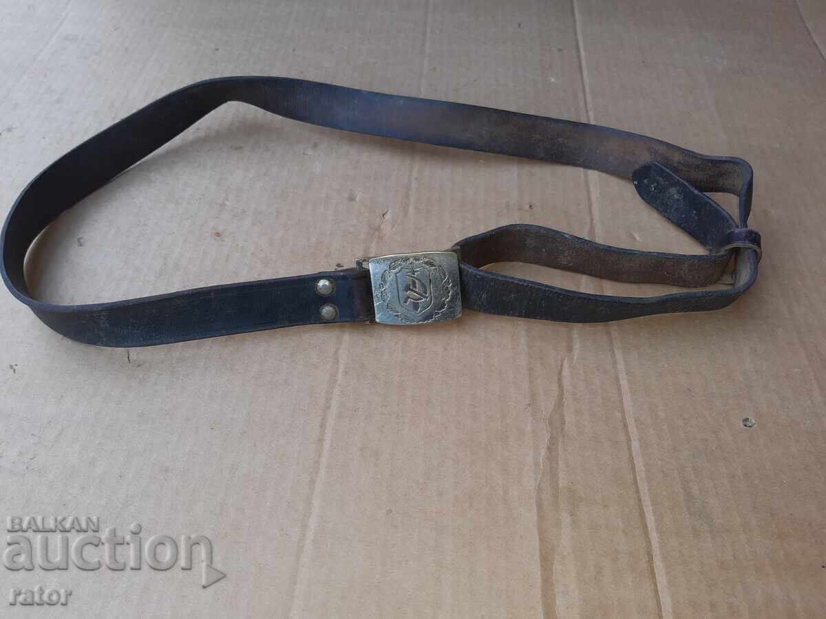 Стар милиционерски  колан , Народна милиция , НРБ , униформа