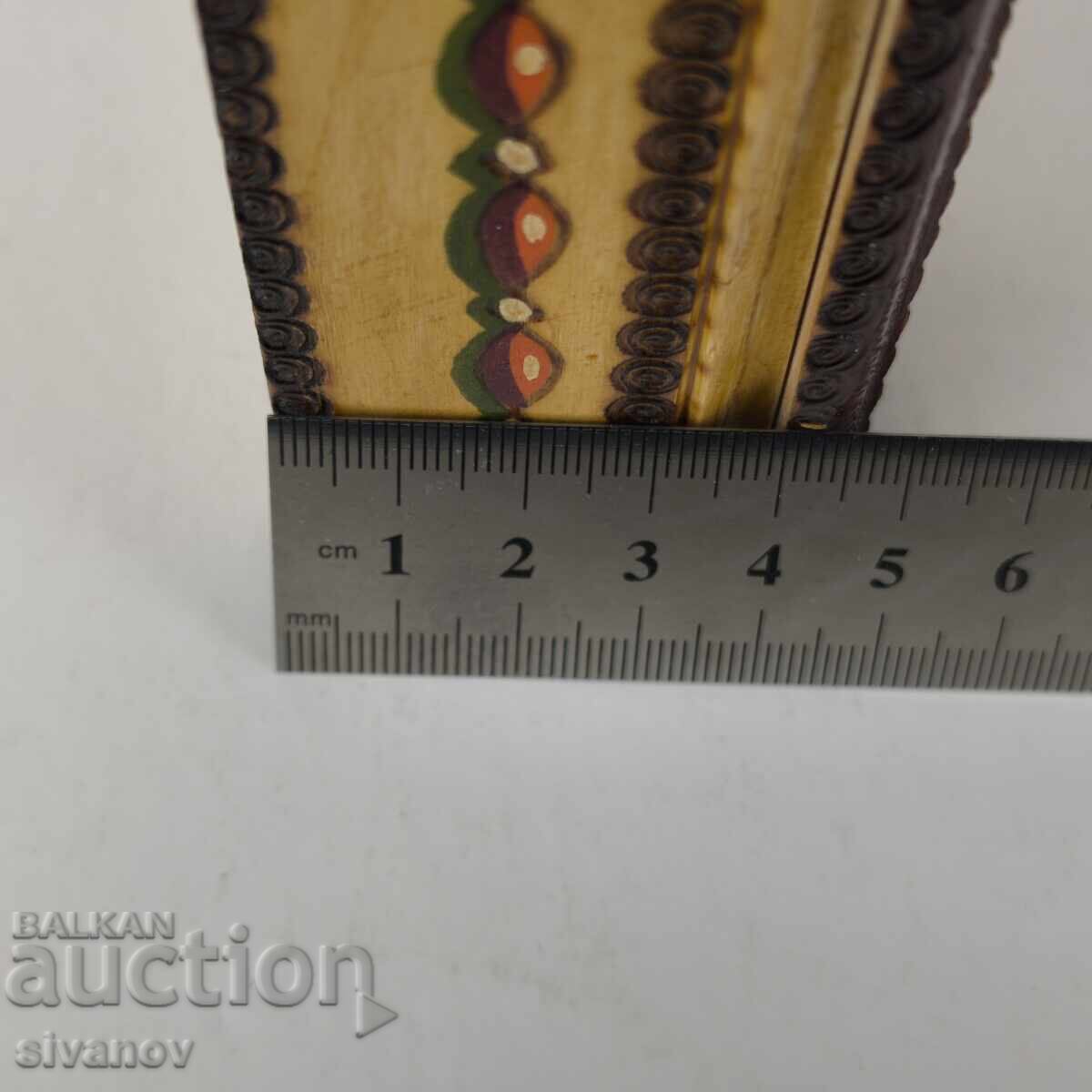 Old wooden cigarette box #5928 - 7