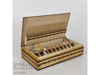 Παλιό ξύλινο κουτί τσιγάρων #5928