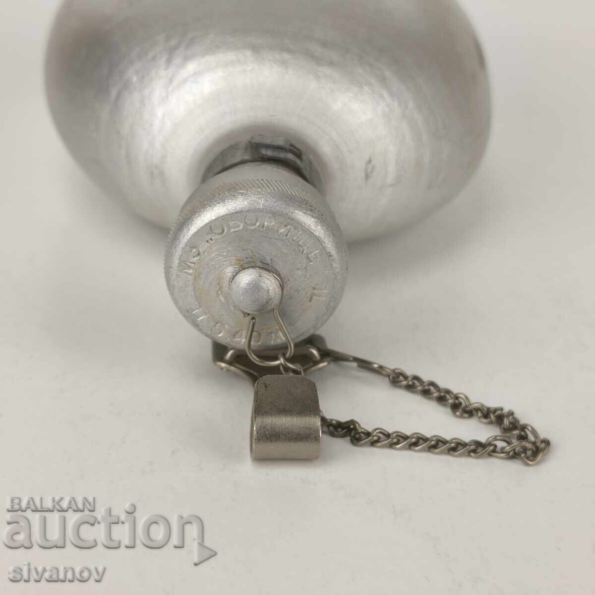 Παλιά βουλγάρικη αλουμινένια παγούρι 1 λίτρο ΜΖ Οborishte #5932 με τιμή 14.99 BGN | € 7.66 Παλιά βουλγάρικη αλουμινένια παγούρι 1 λίτρο ΜΖ Οborishte #5932 με τιμή 14.99 BGN | € 7.66