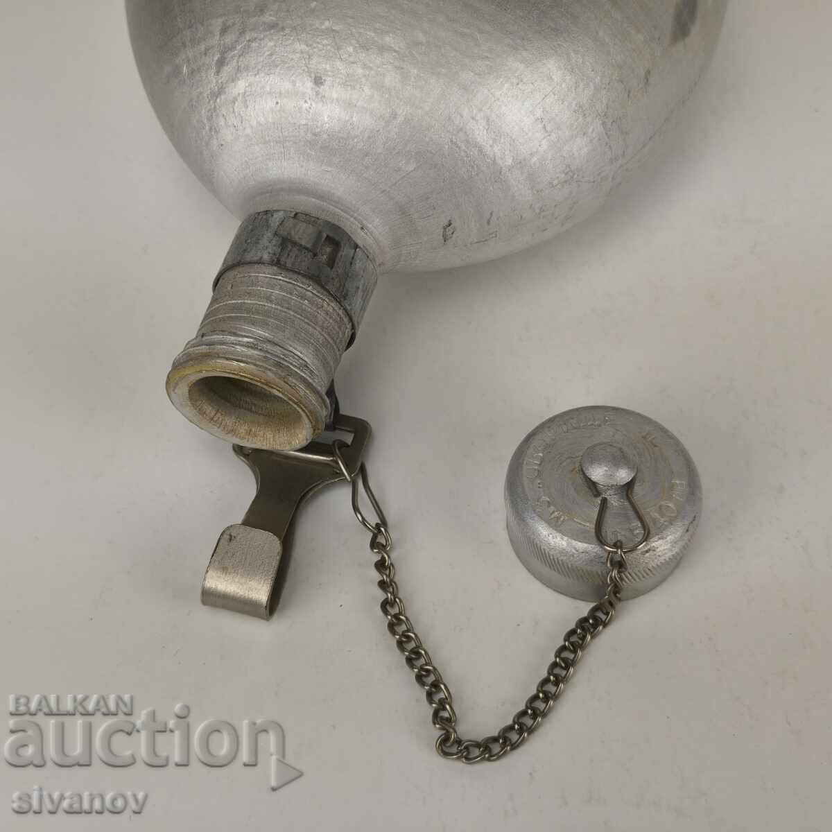 Παράδοση Παλιά βουλγάρικη αλουμινένια παγούρι 1 λίτρο ΜΖ Οborishte #5932 Παράδοση Παλιά βουλγάρικη αλουμινένια παγούρι 1 λίτρο ΜΖ Οborishte #5932