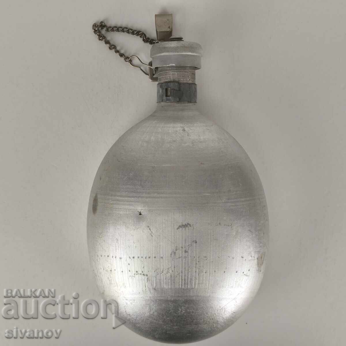Παλιά βουλγάρικη αλουμινένια παγούρι 1 λίτρο ΜΖ Οborishte #5932 Παλιά βουλγάρικη αλουμινένια παγούρι 1 λίτρο ΜΖ Οborishte #5932
