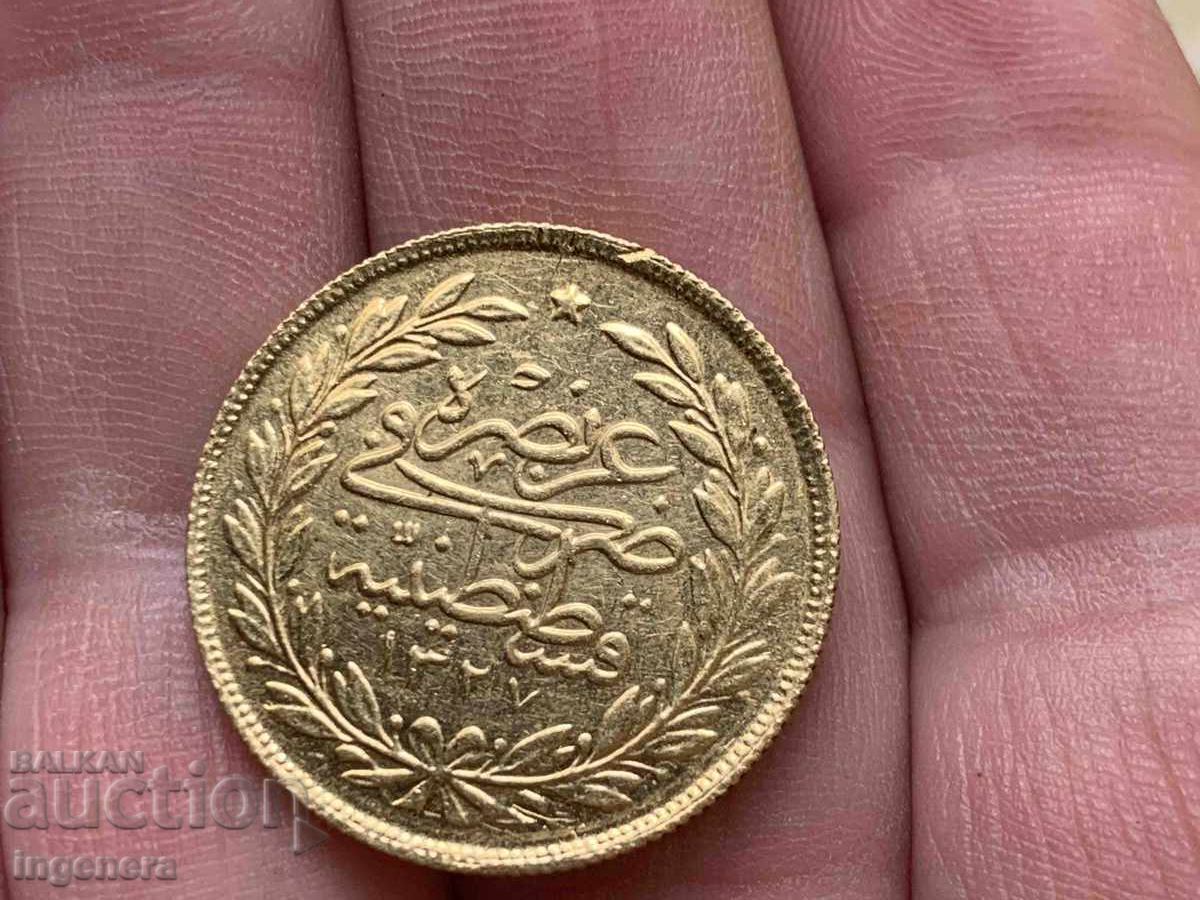 Licitație MONEDĂ AUR 250 KURUŞ - PREDARE PERSONALĂ