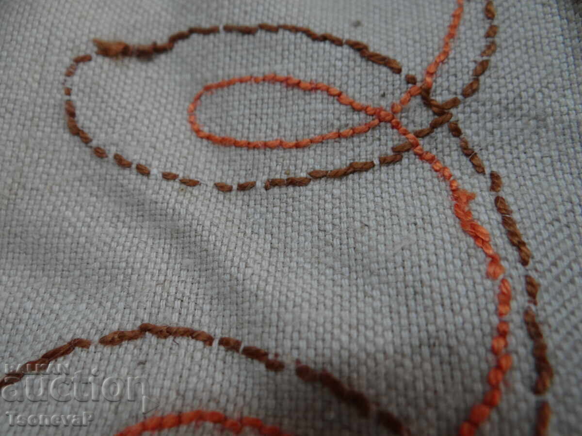 Broderie în portocaliu și maro - 6 Broderie în portocaliu și maro - 6