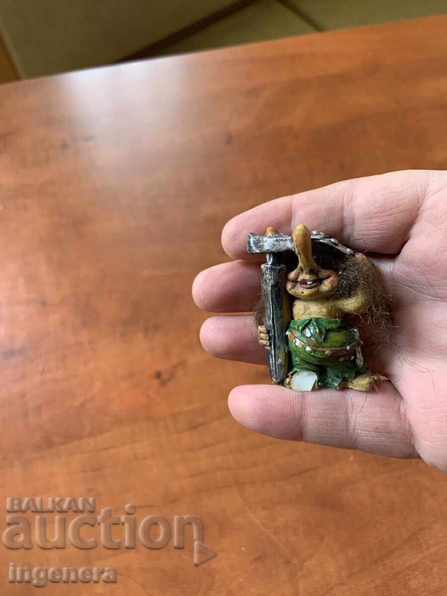 Ceramic Baba Yaga Figure