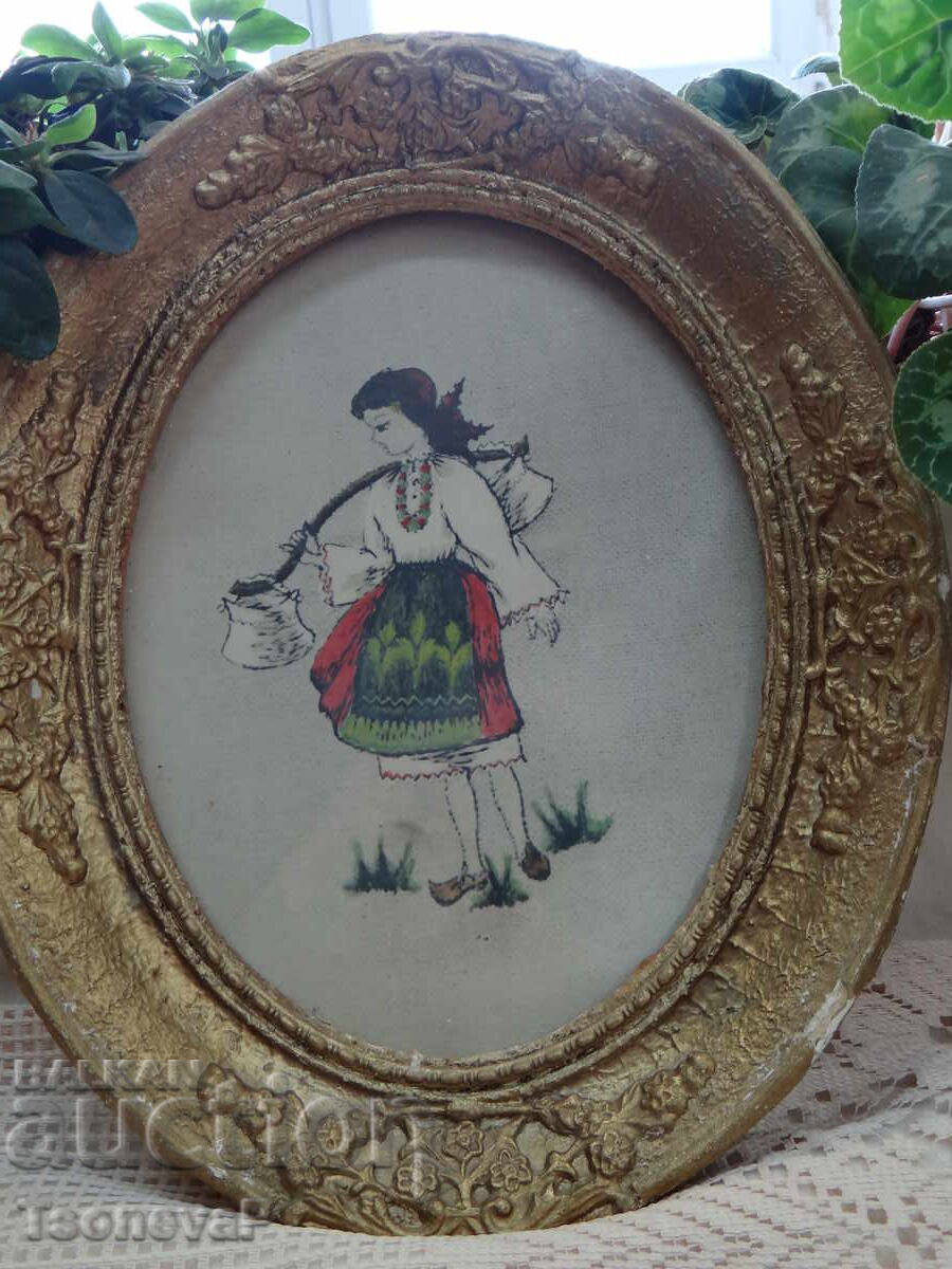 Българска " ФОТОКАРТИНА РЪЧНО ОЦВЕТЕНА" в рамка и стъкло Българска " ФОТОКАРТИНА РЪЧНО ОЦВЕТЕНА" в рамка и стъкло