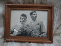 Rama foto veche din lemn