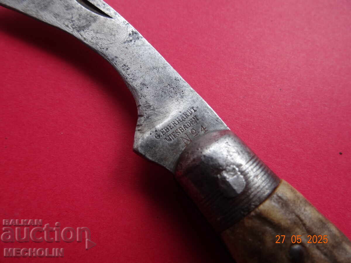 Cuțit de colecție pentru ciuperci g eberhardt wiesbaden N4 cu preț 50.00 BGN | € 25.56