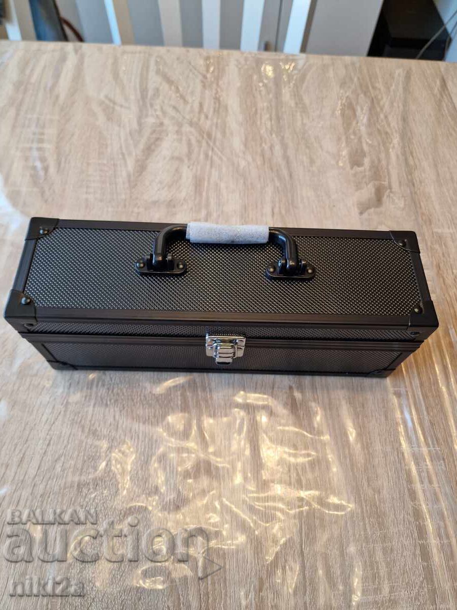 Cutie din aluminiu pentru monede certificate. Nou. - 5 Cutie din aluminiu pentru monede certificate. Nou. - 5