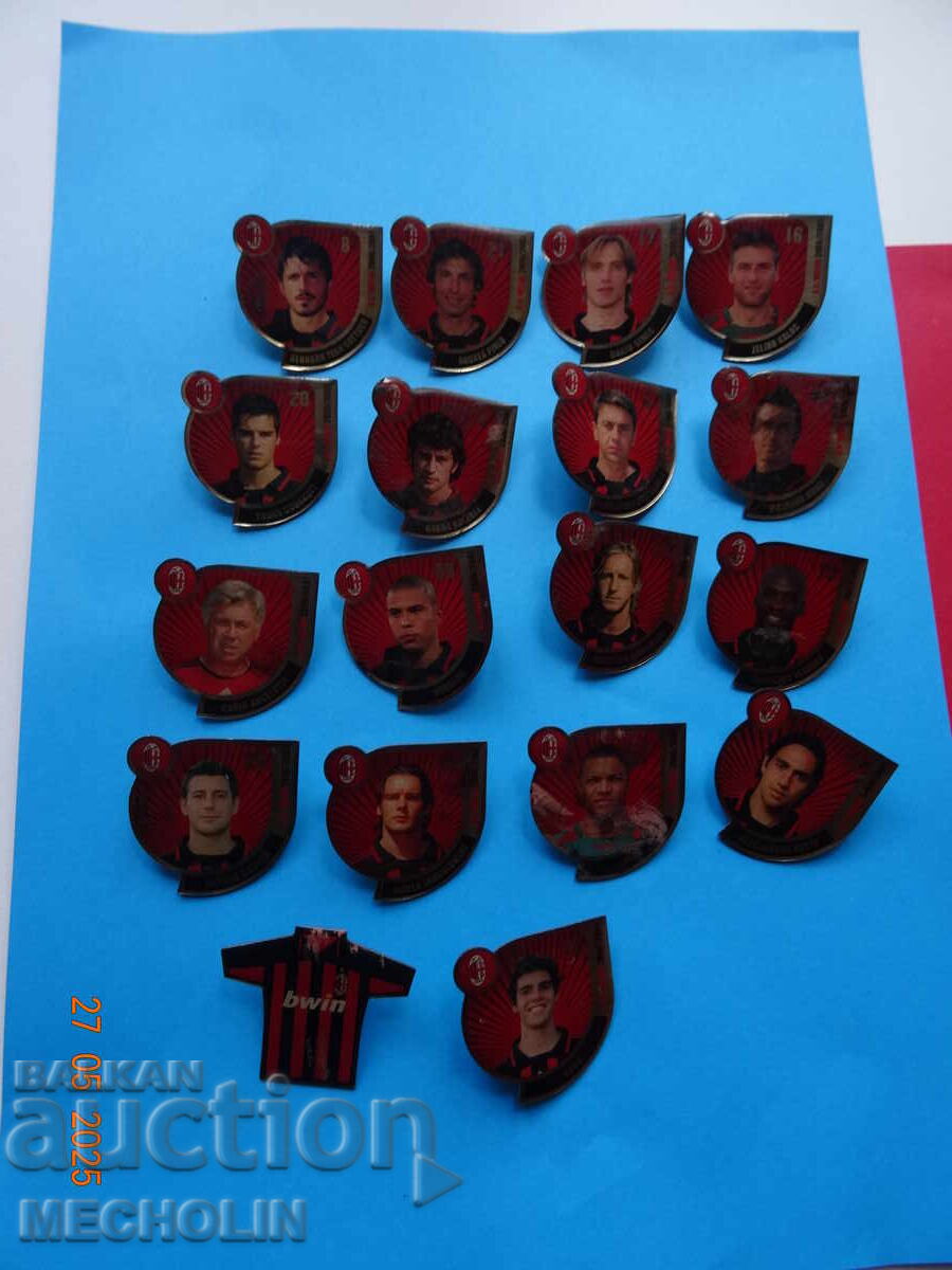 LOT COLECȚIE INSIGNE MILAN