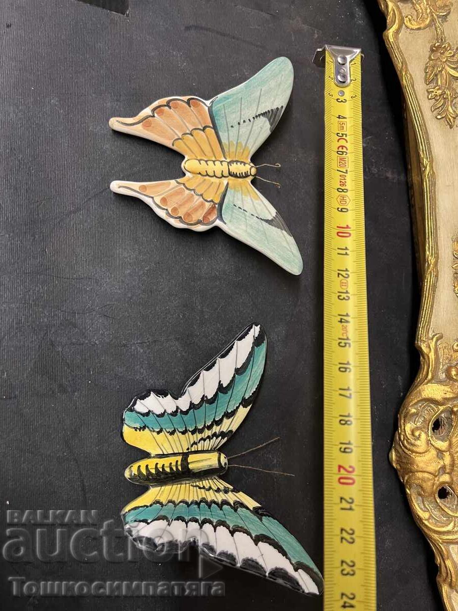 Fluturi din porțelan pentru decorarea peretelui cu preț 80.00 BGN | € 40.90
