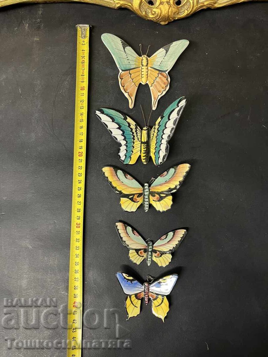 Livrarea Fluturi din porțelan pentru decorarea peretelui