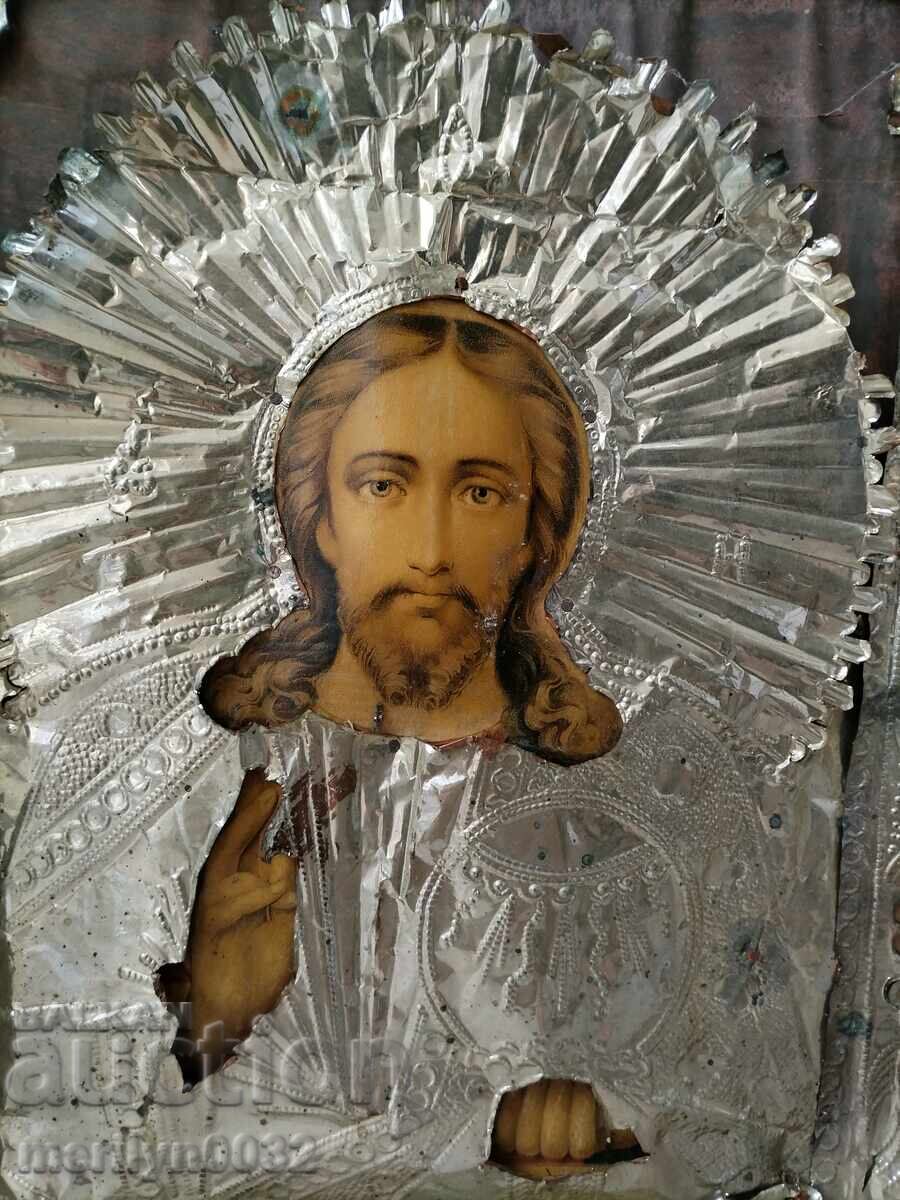 Veche icoană acasă, religie, lampă, cruce cu preț 149.00 BGN | € 76.18