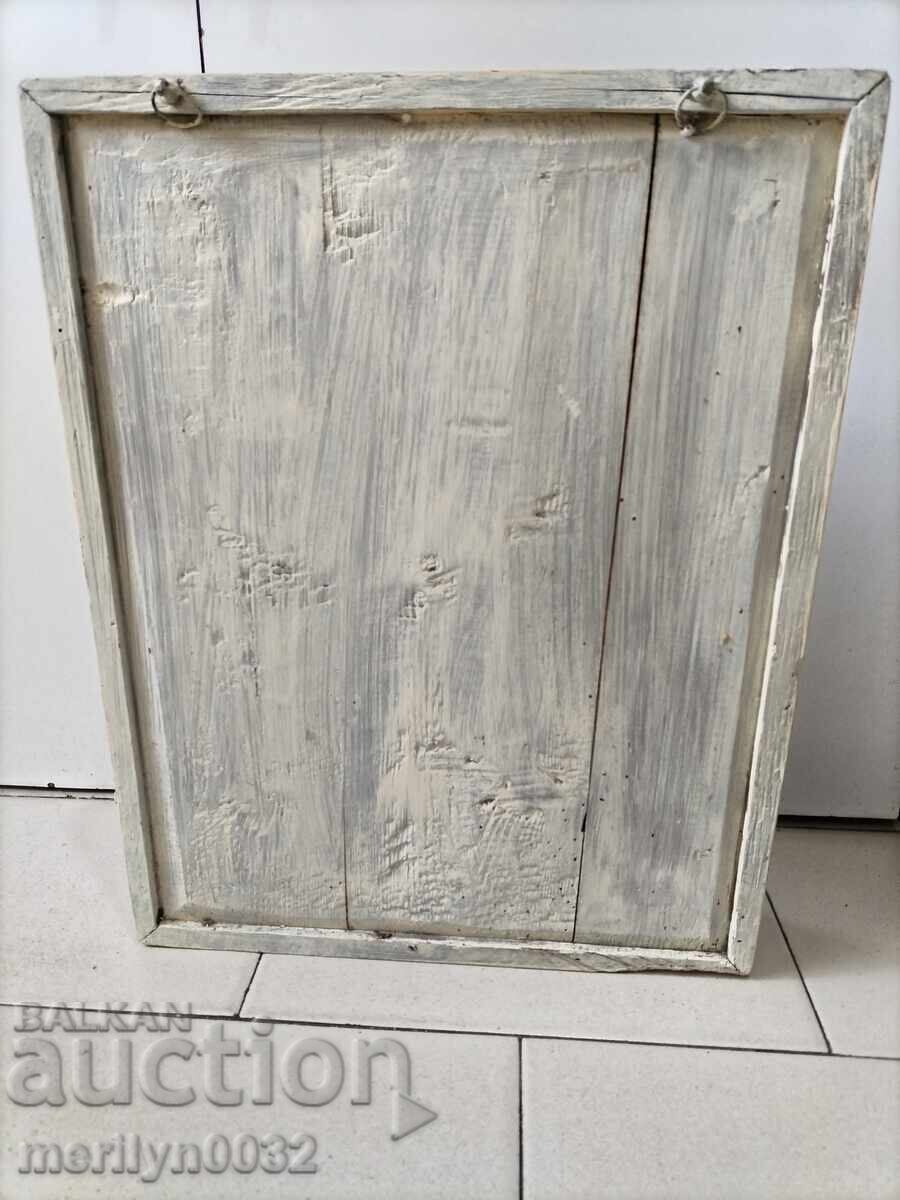 Licitație Veche icoană acasă, religie, lampă, cruce