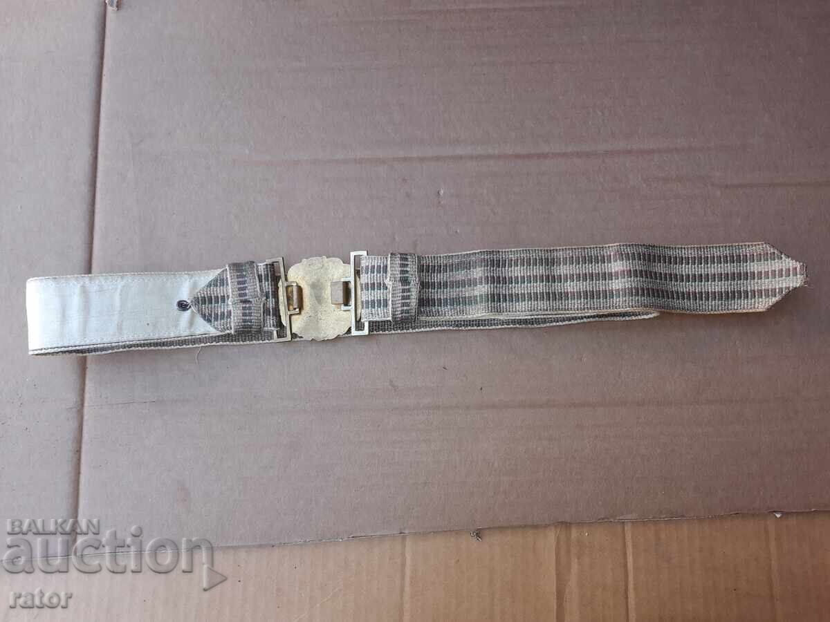 Сърмен параден офицерски колан - БНА , НРБ , униформа - 6