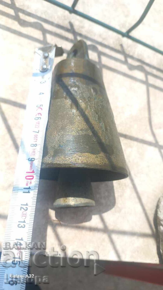 Auction  OLD BRONZE BELL CLAPPER TUMBLE