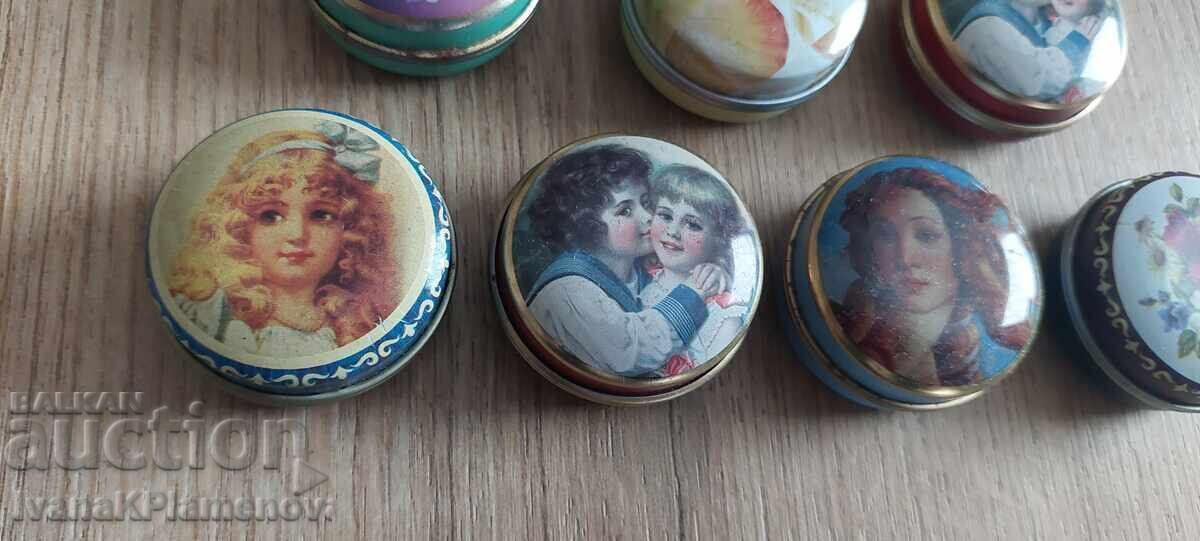Vintage metal boxes, 7 pieces for connoisseurs - 6