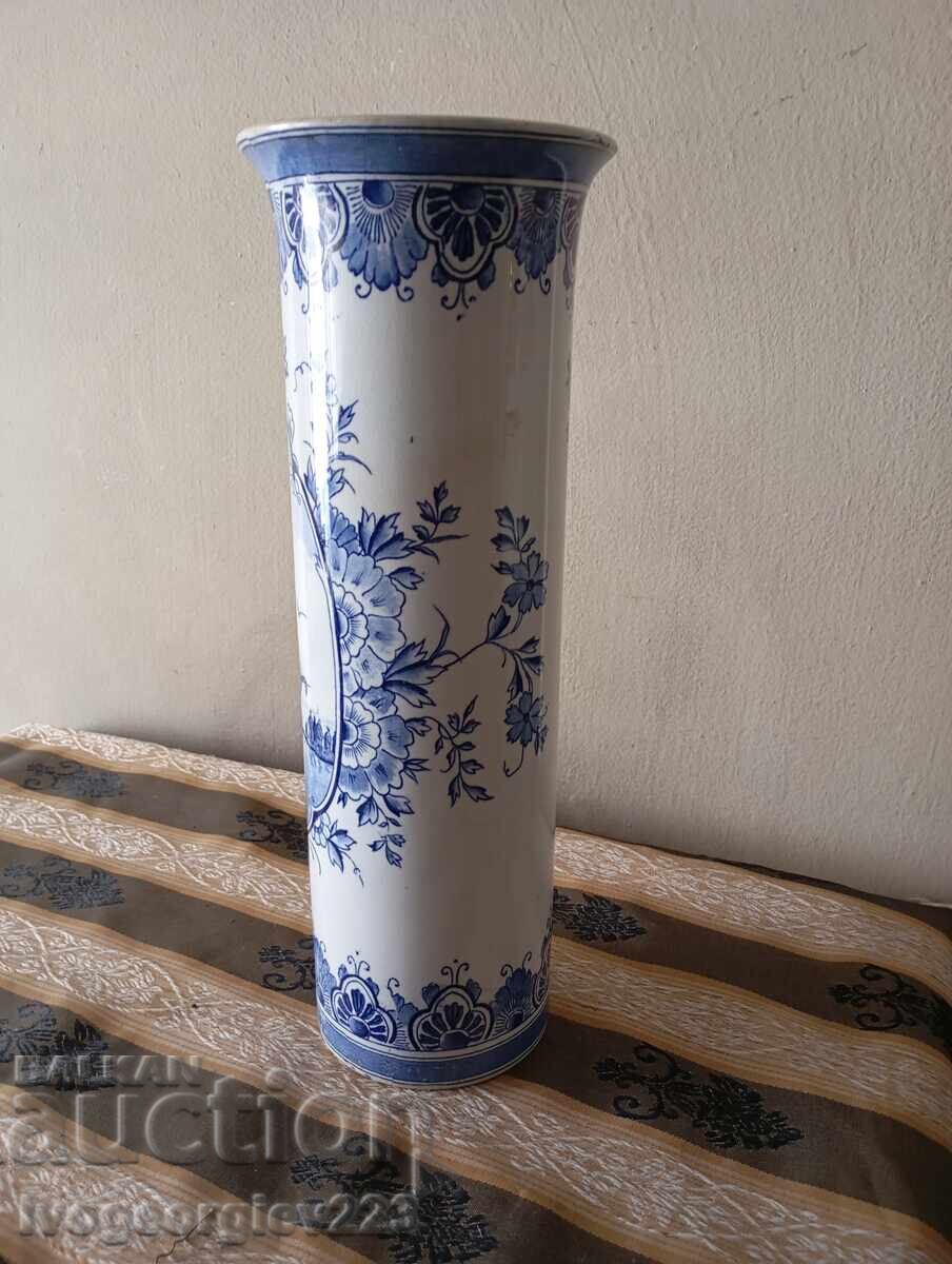 Аукцион Стара порцеланова ваза блу делф