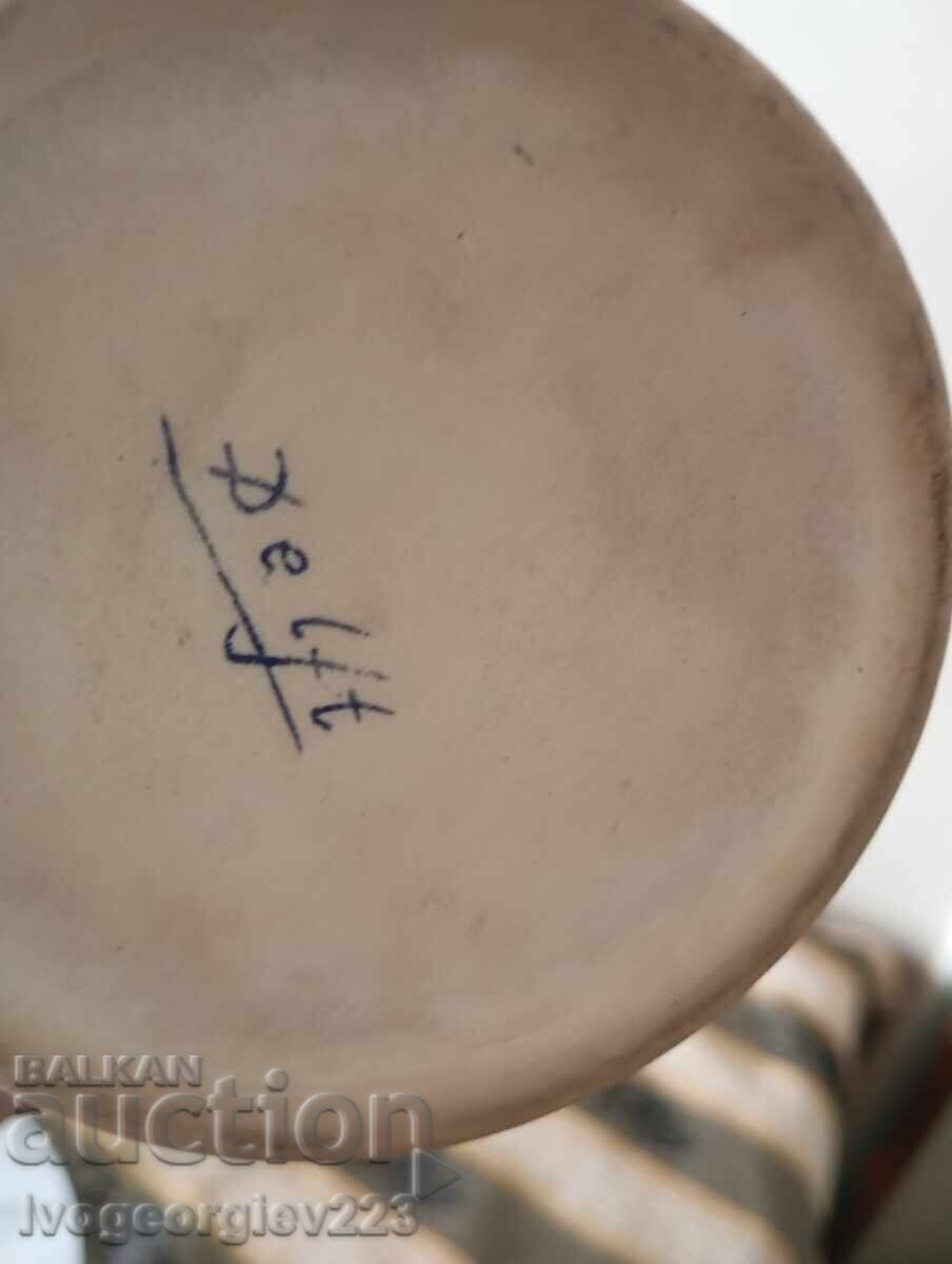 Стара порцеланова ваза блу делф - 6