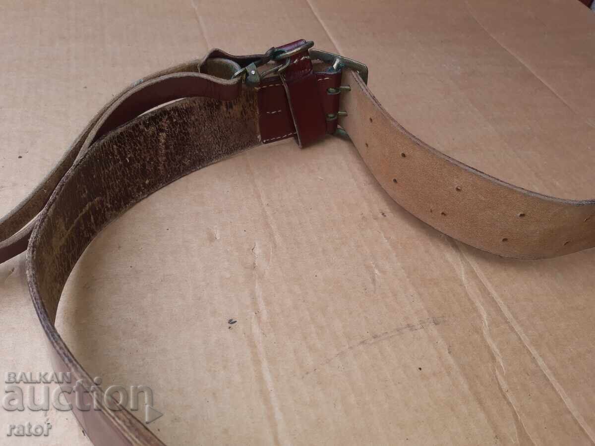 Παλαιός στρατιωτικός αξιωματικός ιμάντας με πορτοπέι, στολή - 5