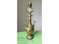 Антикварна месингова газена лампа