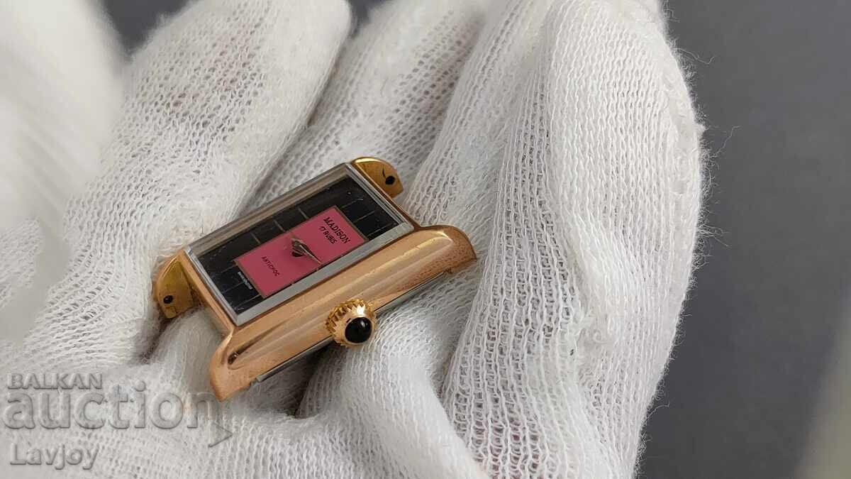 Madison ceas de mână de damă placat cu aur, de colecție 2 cu preț 50.00 BGN | € 25.56