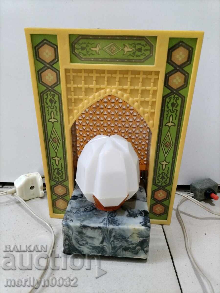 Настолна нощна лампа лампион СССР 70-те год РАБОТИ с цена € 75.11 | 146.90 лв.