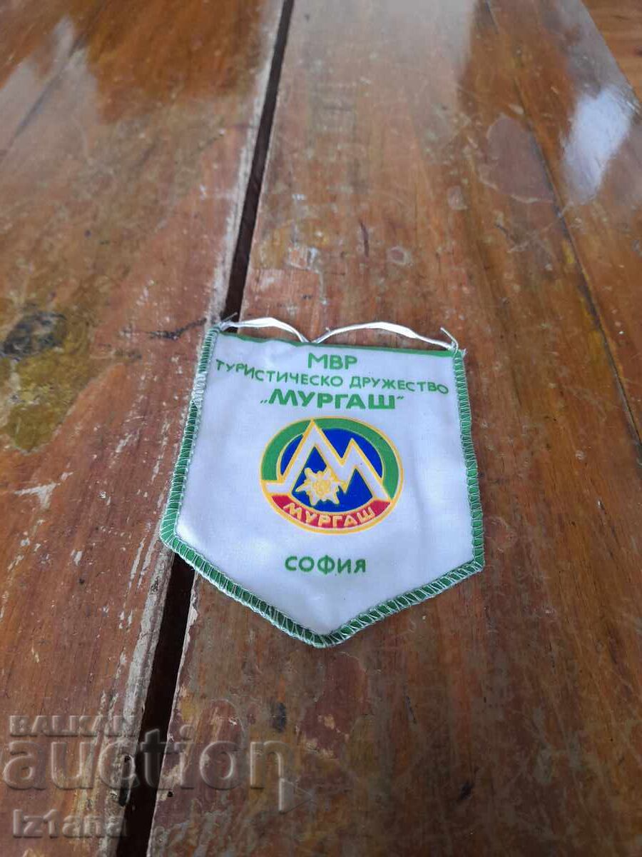 Παλαιό σημαιάκι, σημαία Τουριστικού Συλλόγου Μουργκάς