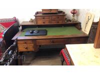 Παλαιό, αναγεννησιακό, δρύινο, συμπαγές γραφείο