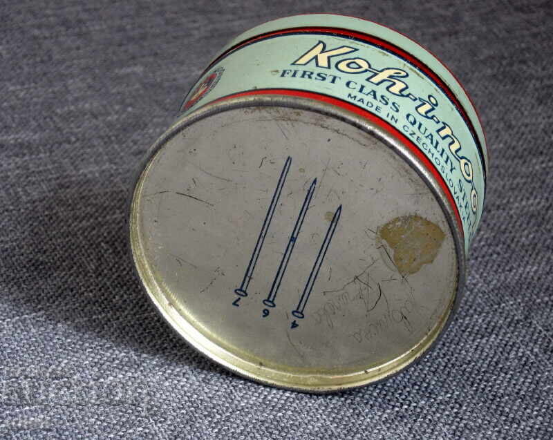 Livrarea Cutie veche litografiată de tinichea pentru ace Kooh i Noor