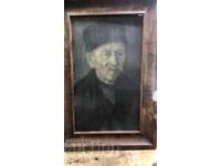 Old antique painting photograph