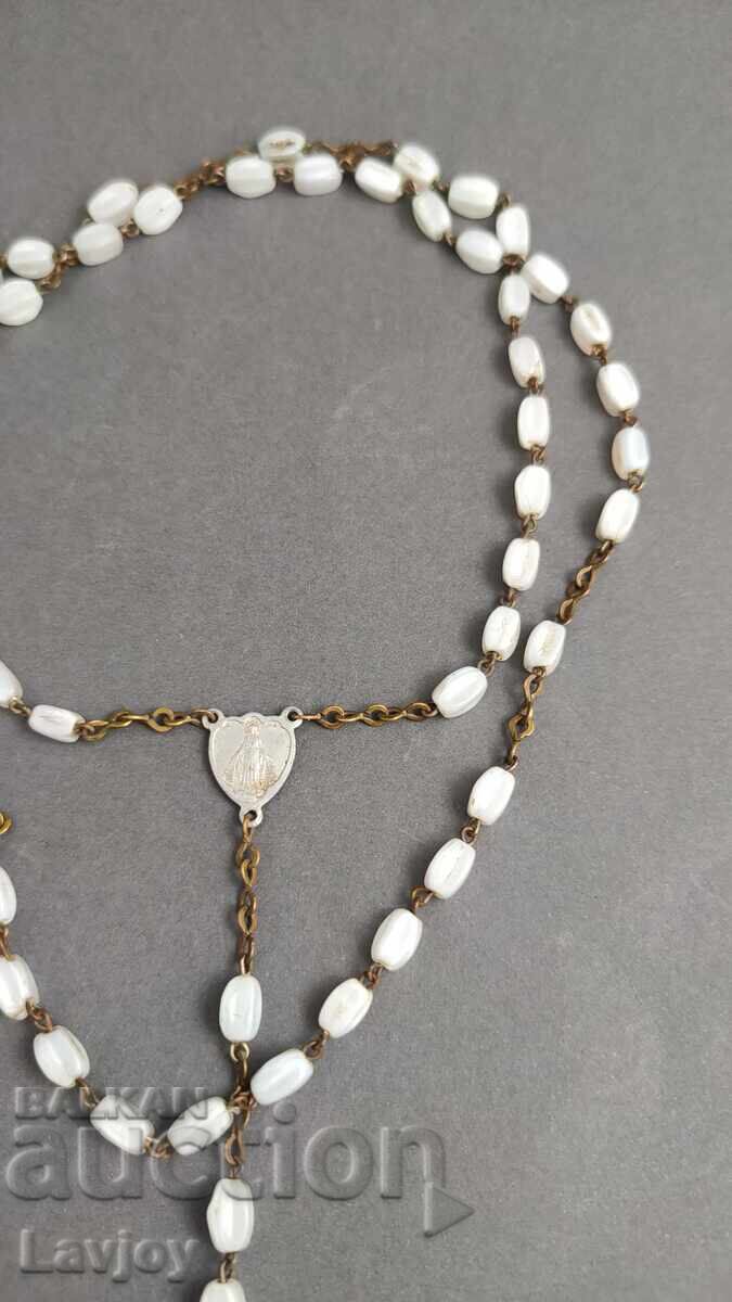 Δημοπρασία Παλιό ασημένιο κολιέ με σταυρό Δημοπρασία Παλιό ασημένιο κολιέ με σταυρό