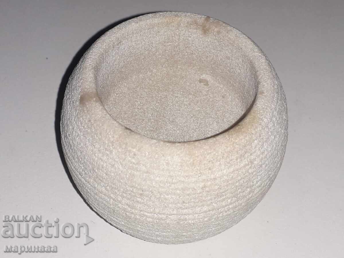 МАСИВЕН СВЕЩНИК. НЕПОЛИРАН МРАМОР с цена € 1.02 | 1.99 лв.