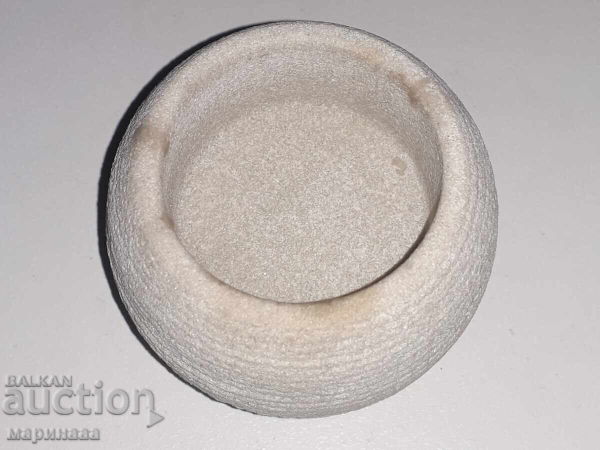 МАСИВЕН СВЕЩНИК. НЕПОЛИРАН МРАМОР - 5