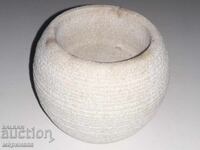 МАСИВЕН СВЕЩНИК. НЕПОЛИРАН МРАМОР