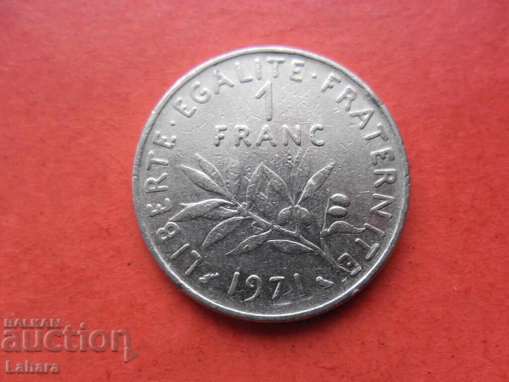 1 franc 1971 Franța 1 franc 1971 Franța