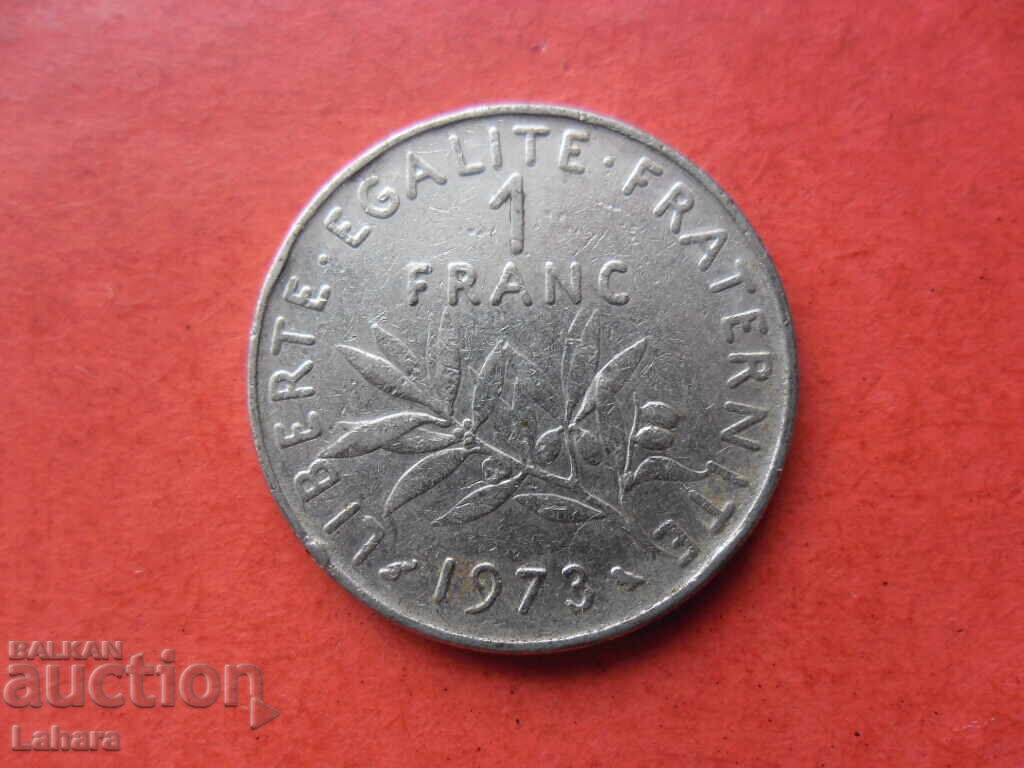 1 φράγκο 1973 g. Γαλλία