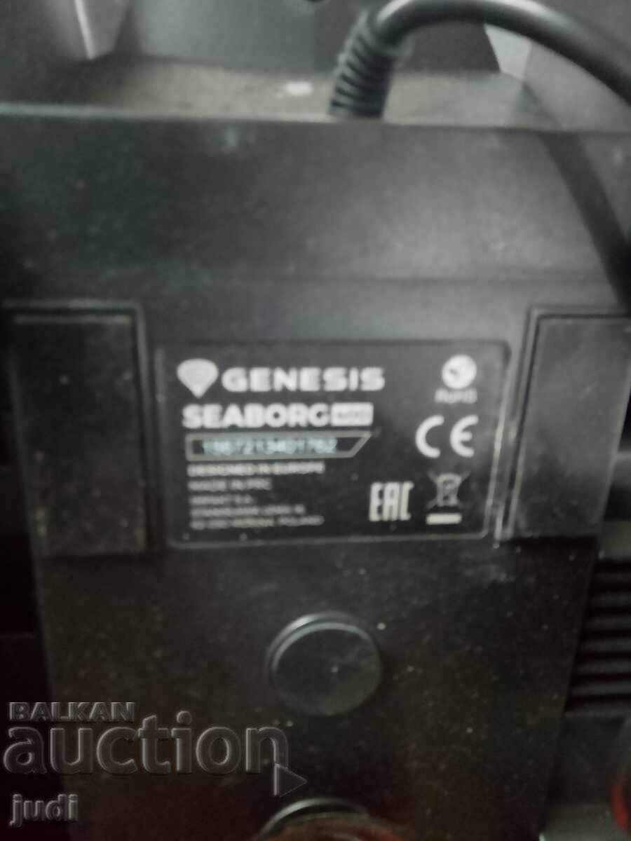 Genesis game with steering wheel and pedals - 5