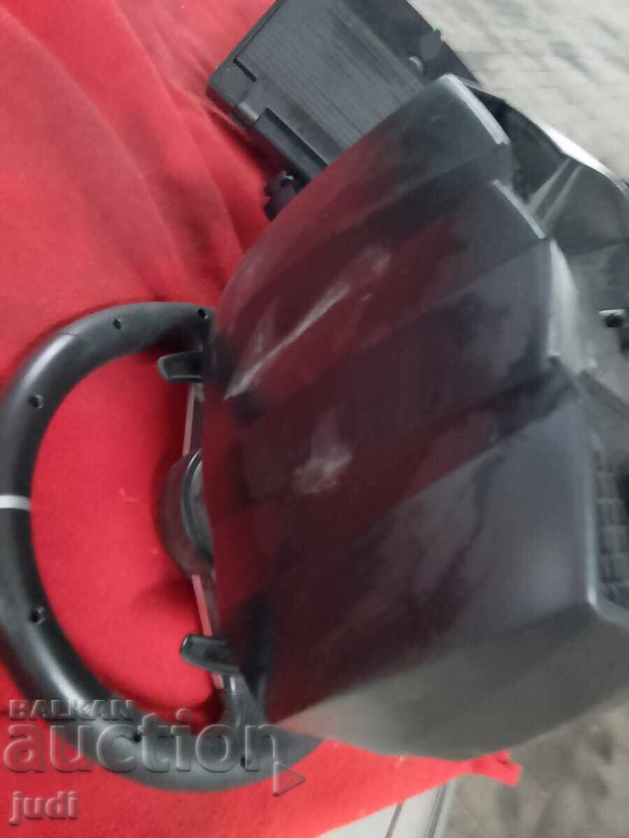 Genesis game with steering wheel and pedals - 6