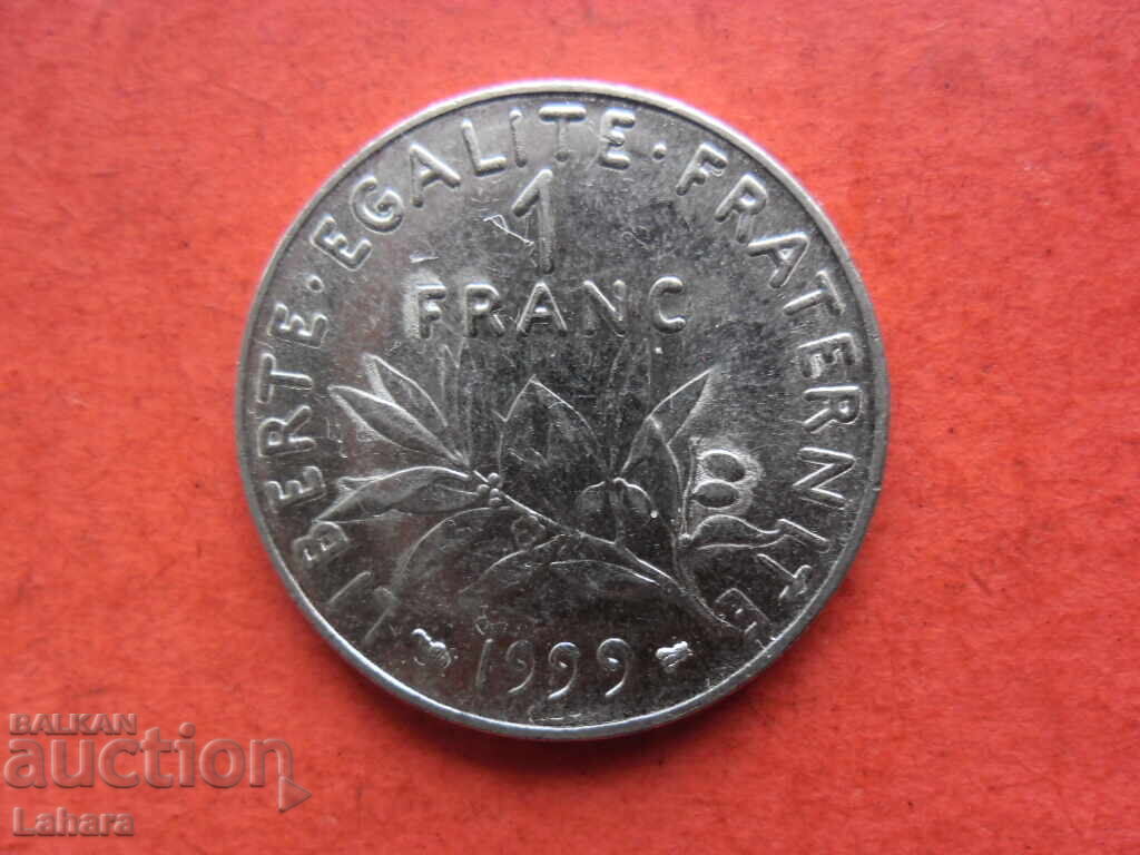 1 φράγκο 1999 Γαλλία