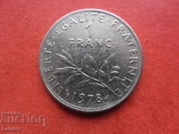 1 Franc 1978 France