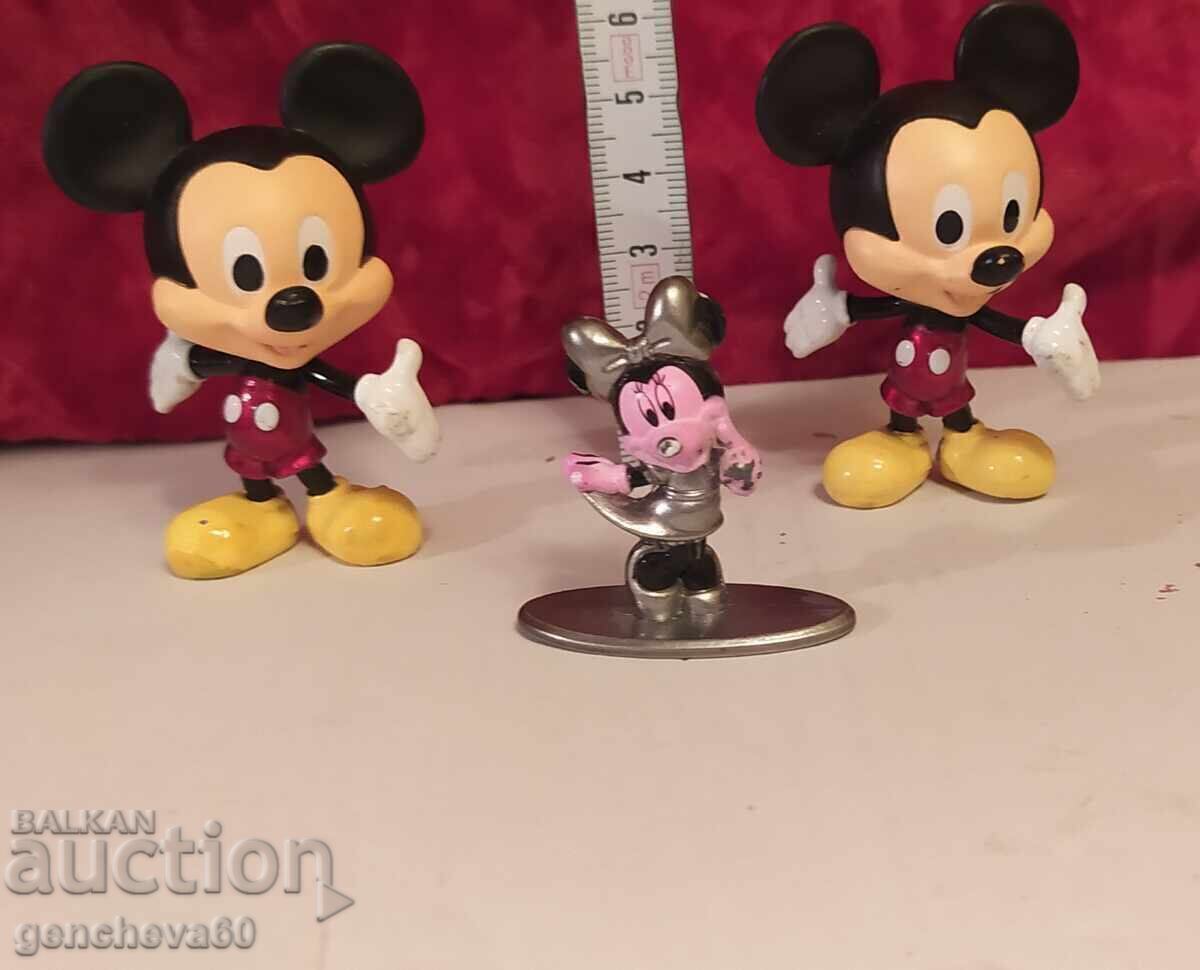 Мики Маус три метални фигурки на Disney - 6