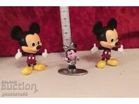 Mickey Mouse three metal figures of Disney