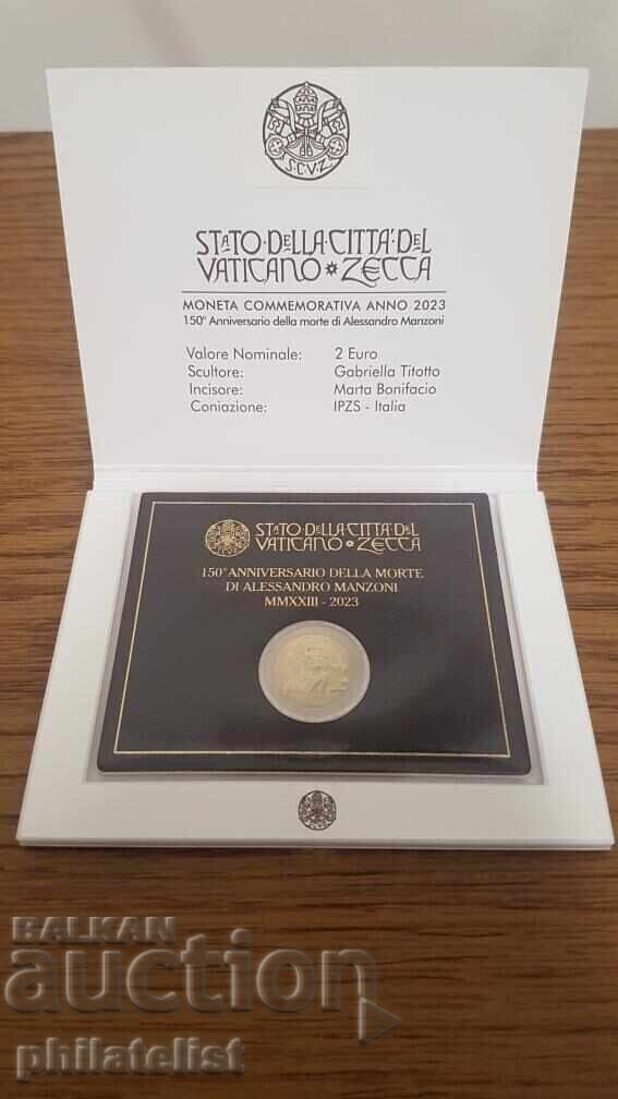 Βατικανό 2023 – 2 ευρώ - Alessandro Manzoni / Manzoni BU με τιμή 69.00 BGN | € 35.28 Βατικανό 2023 – 2 ευρώ - Alessandro Manzoni / Manzoni BU με τιμή 69.00 BGN | € 35.28
