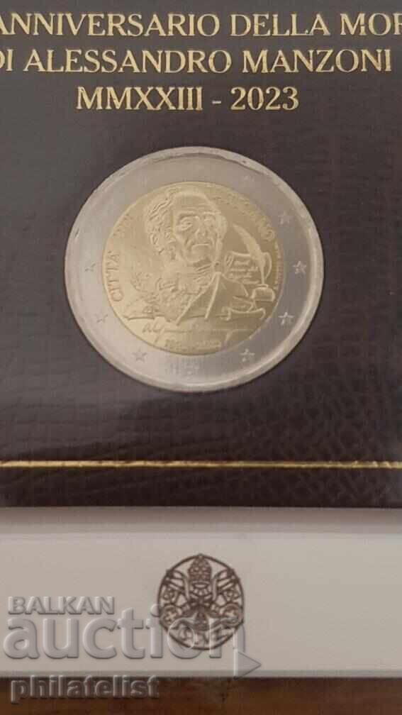 Δημοπρασία Βατικανό 2023 – 2 ευρώ - Alessandro Manzoni / Manzoni BU Δημοπρασία Βατικανό 2023 – 2 ευρώ - Alessandro Manzoni / Manzoni BU