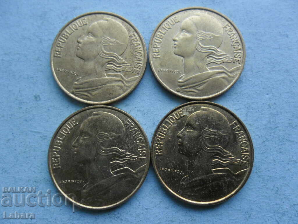 10 λεπτά 1994, 1995, 1996, 1997 g. Γαλλία με τιμή 1.20 BGN | € 0.61